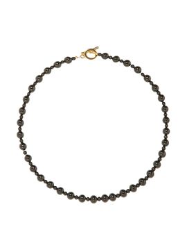 Jennifer Behr Women's Dhara 18K-Gold-Plated & Black Onyx Beaded Necklace