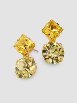 Jennifer Behr Women's Gaven 18K-Gold-Plated & Austrian Crystal Drop Earrings