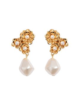 Jennifer Behr Women's Romina 18K-Gold-Plated & Imitation Pearl Drop Earrings