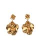 Jennifer Behr Women's Samara 18K-Gold-Plated Flower Drop Earrings - 2