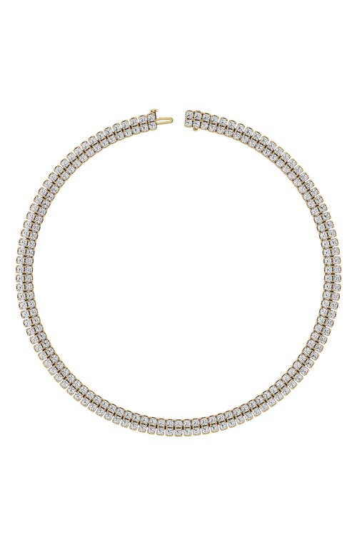 Jennifer Fisher Jennifer Fisher 18K Gold Double Row Lab Created Diamond Necklace - 38.13 ctw (Nordstrom Exclusive)