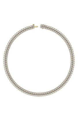 Jennifer Fisher Jennifer Fisher 18K Gold Double Row Lab Created Diamond Necklace - 38.13 ctw (Nordstrom Exclusive)