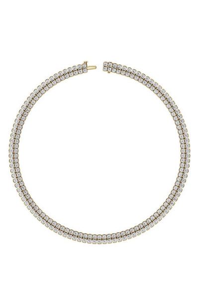 Jennifer Fisher Jennifer Fisher 18K Gold Double Row Lab Created Diamond Necklace - 38.13 ctw (Nordstrom Exclusive)