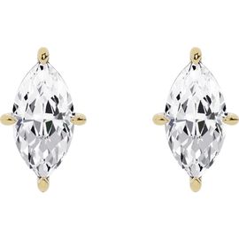 Jennifer Fisher Jennifer Fisher 18K Gold Marquise Lab Created Diamond Stud Earrings (Nordstrom Exclusive)