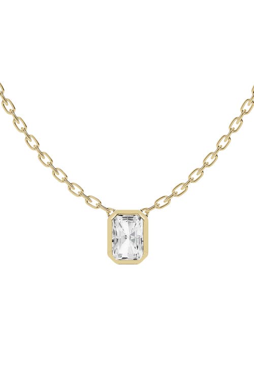 Jennifer Fisher Jennifer Fisher 18K Gold Radiant Lab Created Diamond Pendant Necklace