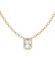 Jennifer Fisher Jennifer Fisher 18K Gold Radiant Lab Created Diamond Pendant Necklace (Nordstrom Exclusive) - 1