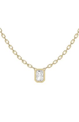 Jennifer Fisher Jennifer Fisher 18K Gold Radiant Lab Created Diamond Pendant Necklace (Nordstrom Exclusive)