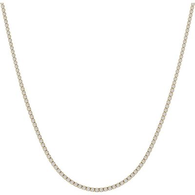 Jennifer Fisher Jennifer Fisher 18K Gold Round Cut Lab Created Diamond Tennis Necklace - 4.0 ctw (Nordstrom Exclusive)