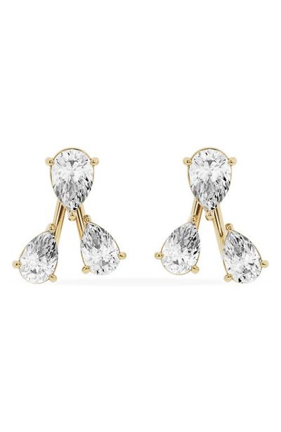 Jennifer Fisher Jennifer Fisher 18K Gold Trio Lab Created Diamond Fashion Stud Earrings - 3.5 ctw (Nordstrom Exclusive)