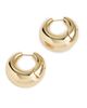 Jennifer Fisher Jennifer Fisher Dylan Hinged Huggies Yellow Gold One - 5