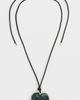 Jennifer Fisher Jennifer Fisher Heart Leather Cord Necklace Green Moss One - 4