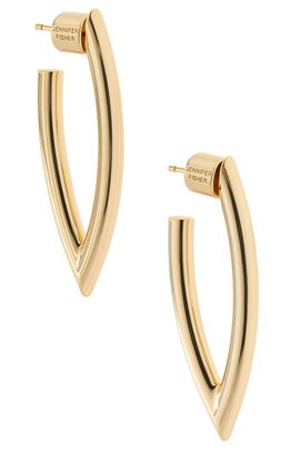 Jennifer Fisher Jennifer Fisher Marquise Small Hoop Earrings