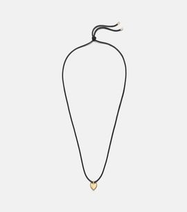 Jennifer Fisher Jennifer Fisher Puffy Heart 14kt gold-plated pendant necklace