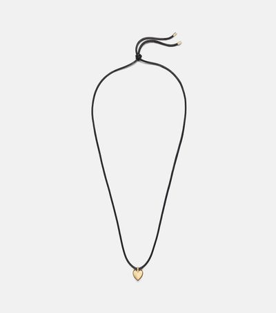 Jennifer Fisher Jennifer Fisher Puffy Heart 14kt gold-plated pendant necklace