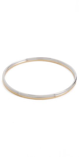 Jennifer Fisher Jennifer Fisher Thread Bangle Two-Tone One
