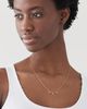 Jennifer Meyer Jewelry Jennifer Meyer Jewelry 18k Gold 3 Mini Diamond Bezel Dangle Necklace Gold One - 3