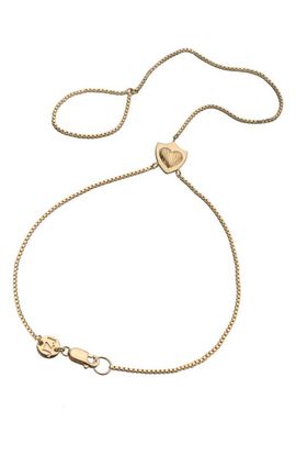 Jennifer Zeuner Jennifer Zeuner Chara Heart Charm Hand Chain Bracelet