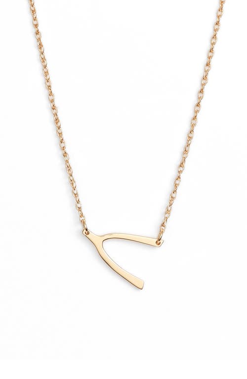 Jennifer Zeuner Jennifer Zeuner Lily Wishbone Necklace