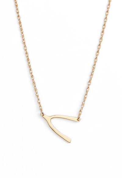 Jennifer Zeuner Jennifer Zeuner Lily Wishbone Necklace