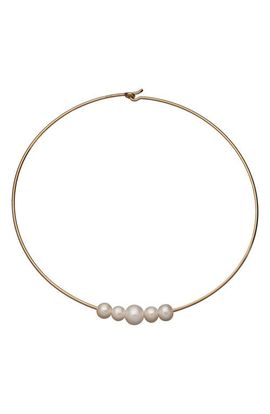 Jennifer Zeuner Jennifer Zeuner Noelle Imitation Pearl Choker Necklace