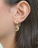 Jennifer Zeuner Women's Apollo 18K-Gold-Plated Crescent Moon Drop Earrings - 2
