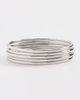 JENNY BIRD JENNY BIRD Dane Bangle Set 5 Pack High Polish Platinum One - 2