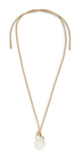 JENNY BIRD JENNY BIRD Estelle Rope Necklace High Polish Silver One