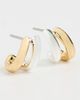 JENNY BIRD JENNY BIRD Micro Florence Hoops Two-Tone One - 2