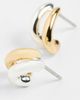 JENNY BIRD JENNY BIRD Micro Florence Hoops Two-Tone One - 4