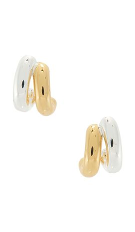 Jenny Bird Jenny Bird Mini Florence Two Tone Earrings