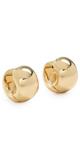 JENNY BIRD JENNY BIRD Mini Gemma Hoops High Polish Gold One