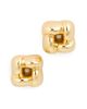 JENNY BIRD JENNY BIRD Mini Woven Square Earrings High Polish Gold One - 1