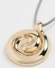 JENNY BIRD JENNY BIRD Nico Mirror Pendant Rope Necklace High Polish Gold One - 4