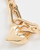 Jenny Bird Jenny Bird Padlock Heart Chain Bracelet High Polish Gold One Size - 4