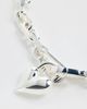 Jenny Bird Jenny Bird Padlock Heart Chain Bracelet High Polish Silver One Size - 4