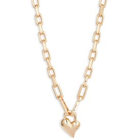 JENNY BIRD JENNY BIRD Padlock Heart Pendant Chain Necklace