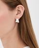 JENNY BIRD JENNY BIRD Paige Puff Hoop Earrings Silver One - 3