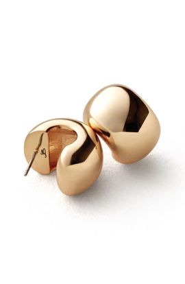 JENNY BIRD JENNY BIRD Small Gemma 14k Gold Dipped Hoop Earrings