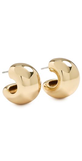 JENNY BIRD JENNY BIRD Small Gemma Hoops High Polish Gold One