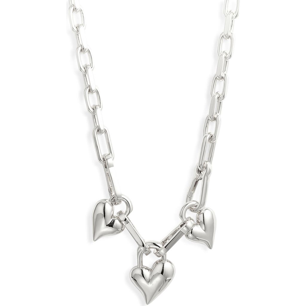 JENNY BIRD JENNY BIRD Triple Padlock Heart Pendant Chain Necklace