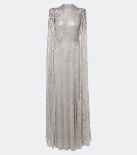 Jenny Packham Jenny Packham Dakota embellished caped gown