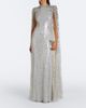 Jenny Packham Jenny Packham Dakota embellished caped gown - 2