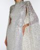 Jenny Packham Jenny Packham Dakota embellished caped gown - 4