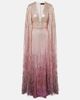 Jenny Packham Jenny Packham Easy Breezy sequined caped gown - 1
