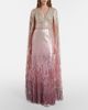 Jenny Packham Jenny Packham Easy Breezy sequined caped gown - 2