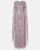 Jenny Packham Jenny Packham Elio embellished caped gown - 1