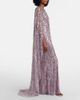 Jenny Packham Jenny Packham Elio embellished caped gown - 5