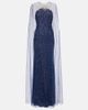 Jenny Packham Jenny Packham Embellished caped Mabel gown - 1