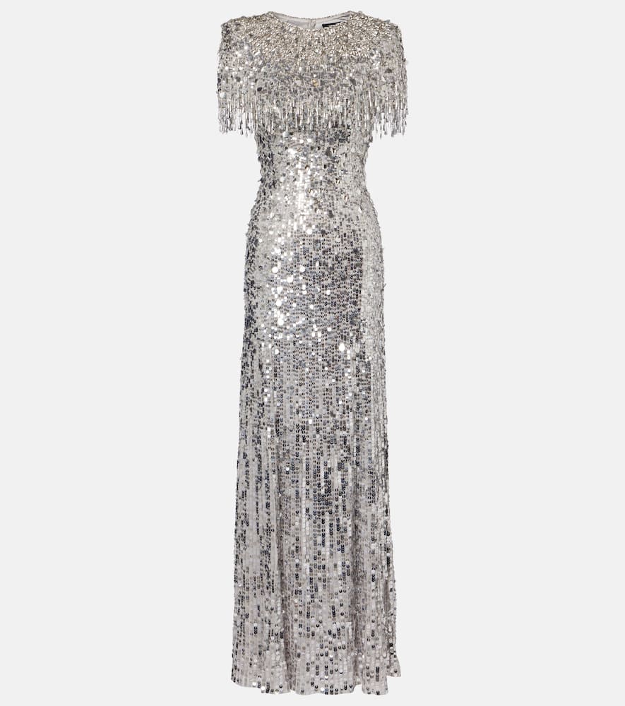 eugenie evening dress Eugenie Satin Dress in Noir