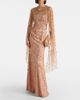 Jenny Packham Jenny Packham Hestia embellished caped gown - 2